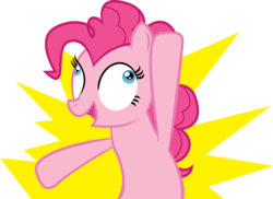 Size: 1034x752 | Tagged: safe, artist:alisonwonderland1951, pinkie pie, earth pony, pony, g4, female, meme, simple background, solo, transparent background, vector, x all the y