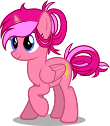 Size: 3851x4400 | Tagged: safe, artist:austiniousi, oc, oc only, oc:lightning rod, alicorn, pony, alicorn oc, simple background, solo, transparent background, vector