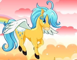 Size: 487x378 | Tagged: safe, sunshower raindrops, pegasus, pony, g4, dvd game, possible reference, uncanny