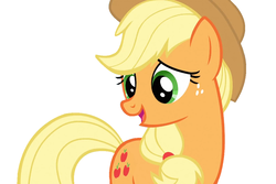 Size: 1074x716 | Tagged: safe, artist:acuario1602, applejack, earth pony, pony, g4, female, open mouth, simple background, solo, vector, white background