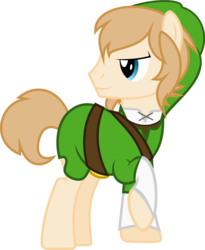 Size: 6032x7358 | Tagged: safe, artist:bubblestormx, absurd resolution, link, nintendo, ponified, the legend of zelda