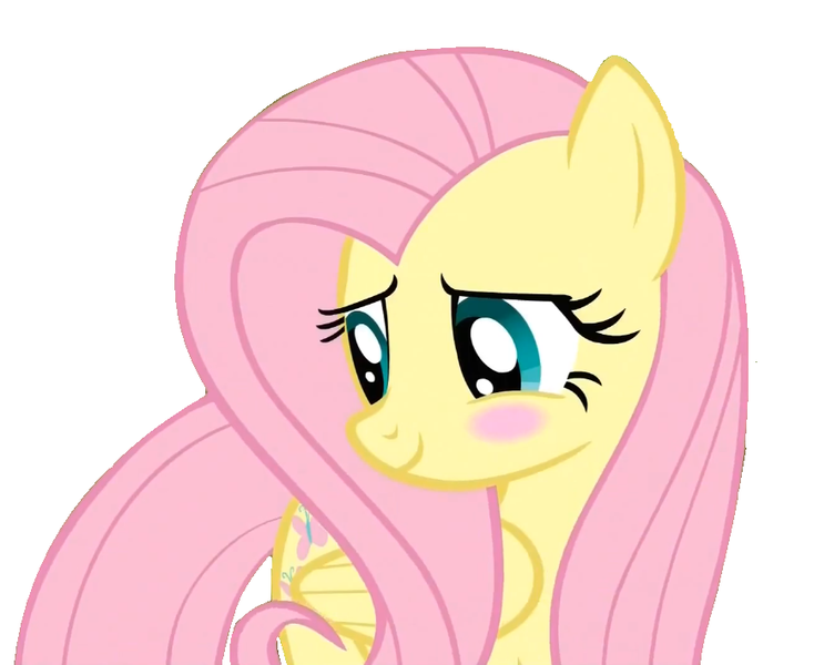 fluttershy blush