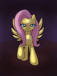 Size: 600x800 | Tagged: safe, artist:radiatezoom, fluttershy, pony, g4, female, solo