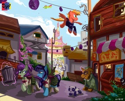 Size: 2480x2004 | Tagged: safe, artist:jowyb, clothes, neighon, pokyo, ponified, school uniform