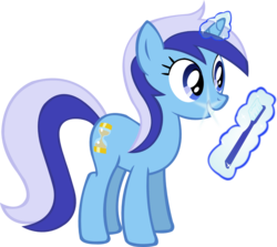 Size: 1122x999 | Tagged: safe, artist:vector-brony, minuette, pony, unicorn, g4, magic, simple background, solo, toothbrush, transparent background, vector