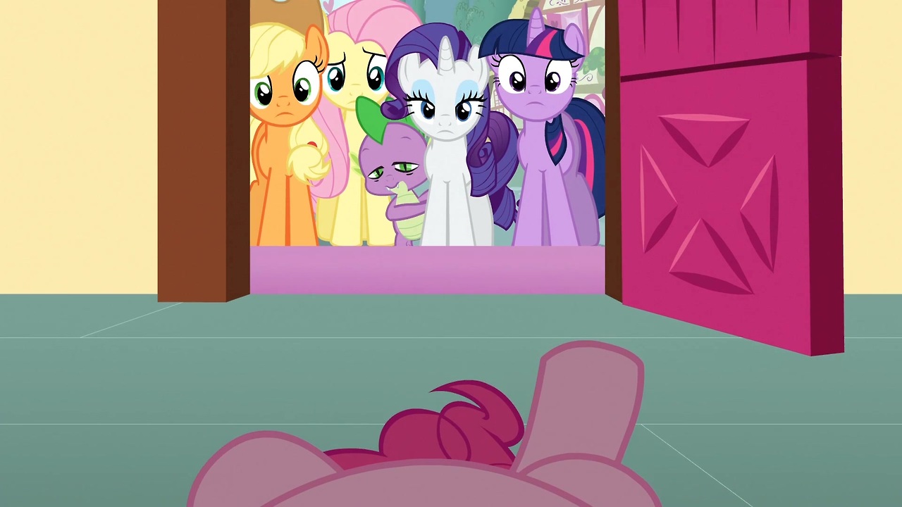 303439 Safe Screencap Applejack Fluttershy Pinkie Pie Rainbow Dash Rarity Spike