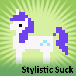 Size: 250x250 | Tagged: safe, rarity, g4, adventure ponies, meta, spoilered image joke, sprite, stylistic suck