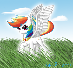 Size: 650x600 | Tagged: safe, artist:rb-d, rainbow dash, g4, element of loyalty, super rainbow dash