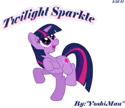 Size: 777x675 | Tagged: safe, artist:yoshiman1118, twilight sparkle, g4, dancing, happy