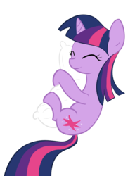 Size: 788x1024 | Tagged: safe, artist:elslowmo, artist:nasse, twilight sparkle, g4, cute, happy, hnnng, hug, pillow, sleeping, twiabetes