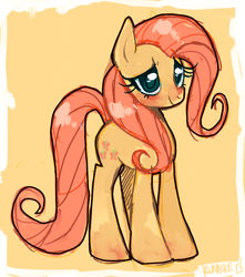 Size: 854x967 | Tagged: safe, artist:kunaike, fluttershy, pony, g4, female, solo