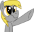 Size: 600x581 | Tagged: safe, artist:stinkek, derpy hooves, pegasus, pony, g4, female, mare, salute, sieg heil, simple background, solo, transparent background