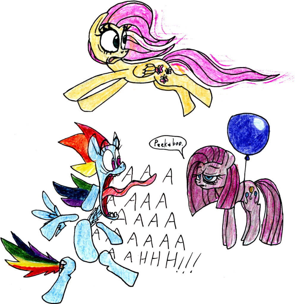 Safe Artist Colossalstinker Fluttershy Pinkie Pie Rainbow