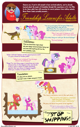 Size: 950x1515 | Tagged: safe, artist:gx, apple bloom, big macintosh, cheerilee, gilda, pinkie pie, rainbow dash, scootaloo, sweetie belle, twilight sparkle, earth pony, griffon, pony, feeling pinkie keen, g4, griffon the brush off, hearts and hooves day (episode), cutie mark crusaders, hearts and hooves day, horsepower, male, shipping, stallion