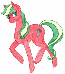 Size: 1841x2087 | Tagged: safe, artist:amora-silverspark, oc, oc only, oc:strawberry cream, earth pony, pony