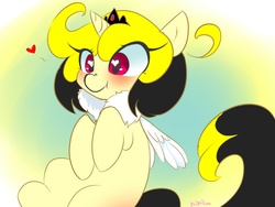 Size: 1024x768 | Tagged: safe, artist:kikiluv17, oc, oc only, alicorn, pony, alicorn oc, heart