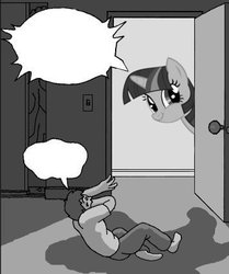 Size: 356x426 | Tagged: safe, twilight sparkle, human, g4, crossing the memes, exploitable meme, goofy time, memeception, twiface, wrong neighborhood