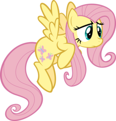 Size: 2000x2080 | Tagged: safe, artist:relaxingonthemoon, fluttershy, pony, g4, female, simple background, solo, transparent background, vector