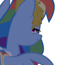 Size: 3567x4000 | Tagged: safe, artist:speedingturtle, rainbow dash, g4, high res, simple background, transparent background, vector