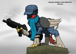 Size: 2450x1750 | Tagged: safe, oc, oc only, griffon, series:ask the guard ponies
