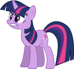 Size: 5214x4893 | Tagged: safe, artist:the-crusius, twilight sparkle, pony, unicorn, g4, absurd resolution, angry, female, horn, mare, simple background, solo, transparent background, unicorn twilight, vector