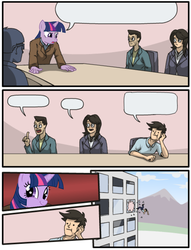 Size: 497x652 | Tagged: safe, twilight sparkle, human, g4, defenestration, employer meme, exploitable, exploitable meme, hejibits, twiface, wrong neighborhood