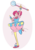 Size: 1280x1811 | Tagged: safe, artist:artbydana, pinkie pie, human, g4, humanized, scepter, simple background, solo, superhero, transparent background