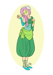 Size: 1280x1811 | Tagged: safe, artist:artbydana, fluttershy, bird, g4, goggles, humanized, seer, simple background, solo, superhero, transparent background