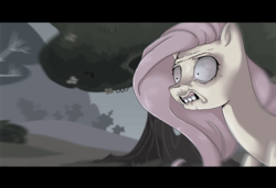 Size: 1825x1250 | Tagged: safe, artist:ouyrof, fluttershy, g4, stare