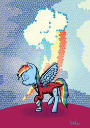 Size: 900x1272 | Tagged: safe, artist:voids-edge, rainbow dash, g4, clothes, suit