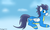 Size: 2500x1500 | Tagged: safe, artist:regxy, soarin', g4, cloud, sky, wonderbolts, wonderbolts uniform