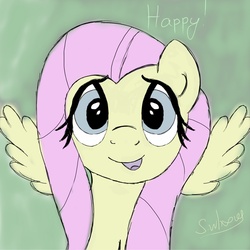 Size: 2200x2200 | Tagged: safe, fluttershy, pegasus, pony, g4, female, solo