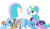 Size: 1227x700 | Tagged: safe, princess celestia, rainbow dash, trixie, twilight sparkle, zecora, alicorn, earth pony, pegasus, pony, unicorn, zebra, g4, crown, hoof shoes, iwtcird, jewelry, lidded eyes, looking at you, meme, peytral, regalia, scrunchy face, simple background, smiling, stretching, transparent background, unicorn twilight, vector