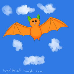 Size: 1280x1280 | Tagged: safe, artist:legalbrief, fruit bat, 30 minute art challenge