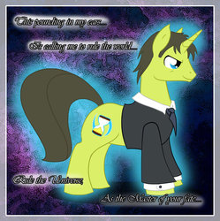 Size: 892x895 | Tagged: safe, artist:foxbeast, doctor who, ponified, the master