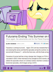 Size: 438x600 | Tagged: safe, fluttershy, g4, exploitable meme, facebook, futurama, male, no me gusta, text, tv meme, twitter