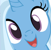 Size: 167x164 | Tagged: safe, artist:sparkarez, trixie, g4, close-up, smiling