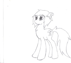 Size: 2416x2145 | Tagged: safe, artist:riondbrony, oc, oc only, hammer, sketch, standing, wrench