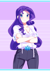 Size: 600x848 | Tagged: safe, artist:r0cket-cat, rarity, human, g4, female, humanized, solo