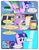 Size: 612x792 | Tagged: safe, artist:newbiespud, edit, edited screencap, screencap, applejack, rainbow dash, spike, twilight sparkle, dragon, earth pony, pegasus, pony, unicorn, comic:friendship is dragons, friendship is magic, g4, season 1, burp, claws, comic, dragon mail, dragonfire, fangs, female, fire, fire breath, fire burp, green fire, hooves, horn, letter, male, mare, screencap comic, scroll, unicorn twilight