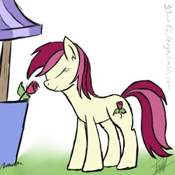 Size: 800x800 | Tagged: safe, artist:tomazii7, roseluck, g4, 30 minute art challenge, rose