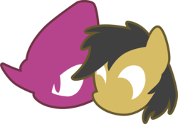 Size: 1100x771 | Tagged: safe, artist:fuzon-s, daring do, g4, crossover, duo, espio the chameleon, logo, male, simple background, sonic the hedgehog (series), style emulation, transparent background