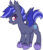 Size: 341x401 | Tagged: safe, artist:lulubell, oc, oc only, oc:night watch, bat pony, pony, fangs, female, grin, guardsmare, mare, night guard, royal guard, simple background, transparent background