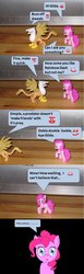 Size: 496x1608 | Tagged: safe, artist:beats0me, gilda, pinkie pie, griffon, g4, female, irl, photo, toy