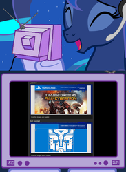 Size: 563x769 | Tagged: safe, princess luna, gamer luna, g4, exploitable meme, transformers, tv meme