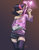 Size: 600x776 | Tagged: safe, artist:eryckwebbgraphics, twilight sparkle, elf, human, g4, book, ear piercing, elf ears, horn wand, humanized, magic, piercing, unicorns as elves, wand