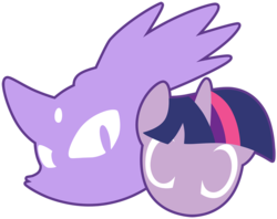 Size: 850x674 | Tagged: safe, artist:fuzon-s, twilight sparkle, g4, blaze the cat, crossover, duo, hilarious in hindsight, logo, simple background, sonic the hedgehog (series), style emulation, transparent background