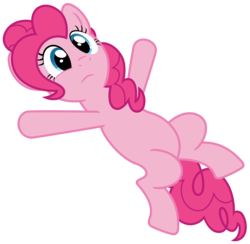 Size: 10000x9775 | Tagged: safe, artist:myardius, pinkie pie, earth pony, pony, a dog and pony show, g4, absurd resolution, belly, crotch, featureless crotch, simple background, transparent background, vector