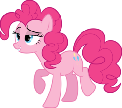 Size: 10827x9660 | Tagged: safe, artist:quanno3, pinkie pie, earth pony, pony, g4, absurd resolution, lidded eyes, simple background, transparent background, vector