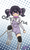 Size: 600x1000 | Tagged: safe, artist:inkintime, octavia melody, human, g4, female, humanized, little octavia, overalls, pigtails, solo, younger